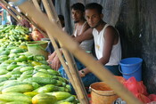 Kitchen market inside Rohingya camp