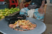 Goods from Rohingya kitchen market