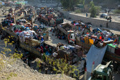Afghans Returning from Torkham border