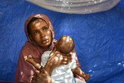 Family from Geneina, Sudan