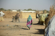 Adré informal settlement site in Chad