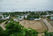 Cox's Bazar Refugee Camp during monsoon